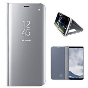 Samsung Galaxy S8 Plus Clear View Cover EF-ZG955CSE Silver sudrabs
