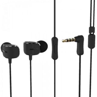 Remax Earphone RM-502 Universal 3,5mm Black melns