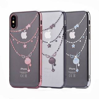 - DEVIA Apple iPhone X Crystal Shell Case Silver sudrabs