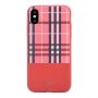 - DEVIA Apple iPhone X Lattice case Red sarkans