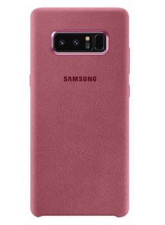 Samsung Alcantara Cover for N950 Note 8 Pink rozā