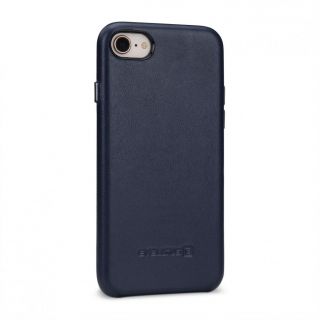 Evelatus iPhone 7 / 8 / SE2020 / SE2022 Leather Case Prestige Dark Blue zils