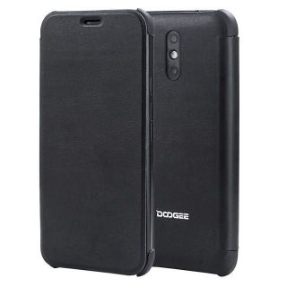 DooGee X10 Flip case + tempered glass