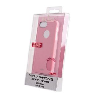 Apple iPhone 5 Puro SoftCover pink rozā