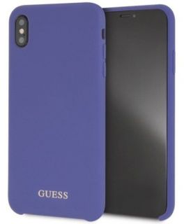 GUESS GUHCI65LSGLUV Silicone Back Case Aizmugurējais Apvalks Priek&amp;amp;#353; Apple iPhone XS MAX