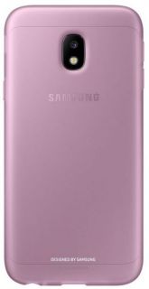 Samsung EF-AJ330TPEGWW Jelly Oriģināls Silikona Aizmugures apvalks priek&amp;amp;#353; J330 Galaxy J3 2017 Rozā