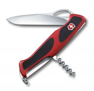 Victorinox Ranger Grip 52 Swiss Army Knife Universāls Kabatas Nazis 0.9523.С Sarkans - Melns