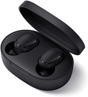 Xiaomi Redmi Airdots 2 TWS bezvadu austiņas  /  Bluetooth 5.0  /  DSP trok&amp;amp;#353;ņa samazinā&amp;amp;#353;ana  /  pieskāriena vadība  /  mikrofons  /  brīvroku re&amp;amp;#382;īms  /  melna