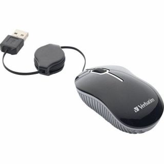 Verbatim Mini Datora Pele  /  1000 DPI  /  USB  /  Melna