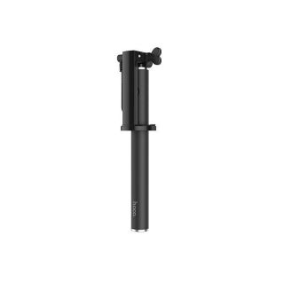 HOCO Neoteric K5 Premium Bluetooth Selfie Stick 65 cm ar Portatīvu Pogu Melna