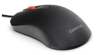 Omega OM-520 Datora Pele Ar Vadu  /  1000 DPI  /  USB  /  Melna