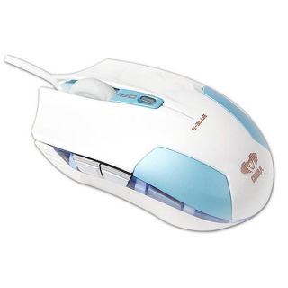 - EMS128 Cobra-S Spēļu Datora Pele ar Papildus Pogām  /  LED  /  1600 DPI  /  USB Zila