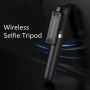 PRO Universāls Selfie Stick ar Bluetooth Tālvadības pulti un Tripodu izvelkamu 18.5 67 cm Melns