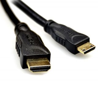 Omega OCHB41M mini HDMI uz HDMI Gold Platted Kabelis 19pin  /  2160p  /  Ultra HD  /  4K  /  1.8m Melns zelts