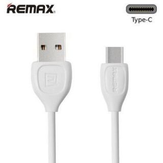 Remax LESU Universāls Silikona USB 3.0 Datu un Uzlādes Kabelis 1m uz Type-C Balts