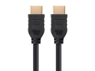 - HDMI Gold Platted Kabelis  /  19pin  /  2160p Ultra HD  /  2 metri  /  Melns zelts