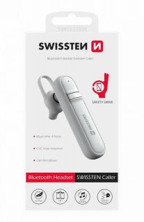 - Caller Bluetooth 5.0 HandsFree Austiņa ar Funkciju MultiPoint  /  CVC noise reduction Balta