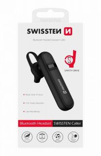 - Caller Bluetooth 5.0 HandsFree Austiņa ar Funkciju MultiPoint  /  CVC noise reduction Melna