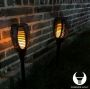 Dārza lampa ar Saules baterijām  /  96LED  /  1500mAh Li  /  IP65  /  Melna