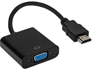 - Signāla Pārveidotājs no HDMI uz VGA +Audio Melns