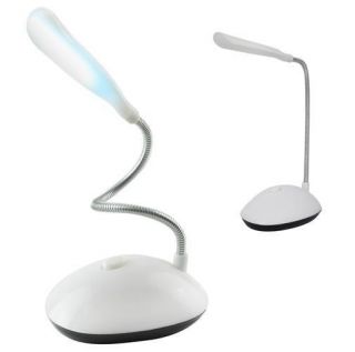 - Mini LED Galda Lampa Salokāma Balta