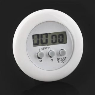 - Elektroniskais Virtuves Taimeris Balts
