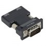 Signāla Pārveidotājs no HDMI uz VGA  + Audio  V2 Melns