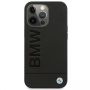 BMHCP13LSLLBK Back Case Aizmugurējais Ādas Apvalks Telefonam Apple iPhone 13  /  13 Pro Melns