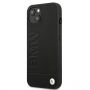 BMHCP13MSLLBK Back Case Aizmugurējais Ādas Apvalks Telefonam Apple iPhone 13 Melns