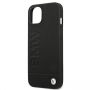 BMHCP13MSLLBK Back Case Aizmugurējais Ādas Apvalks Telefonam Apple iPhone 13 Melns