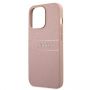 GUHCP13SPSASBPI Saffiano Stripe Back Case Aizmugurējais Aizsargapvalks priekš Apple iPhone 13 Mini Rozā