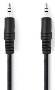 - Aux Audio vads 3.5 mm -> 3.5 mm 2m Melns