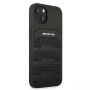 AMG AMHCP13MGSEBK Back Case Aizmugurējais Ādas Apvalks Telefonam Apple iPhone 13 Melns