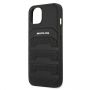 AMG AMHCP13MGSEBK Back Case Aizmugurējais Ādas Apvalks Telefonam Apple iPhone 13 Melns