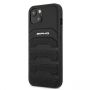 AMG AMHCP13SGSEBK Back Case Aizmugurējais Ādas Apvalks Telefonam Apple iPhone 13 Mini Melns