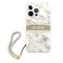 GUHCP13XKMABGR Marble Strap Back Case Aizmugurējais Aizsargapvalks priekš Apple iPhone 13 Pro Max Pelēks