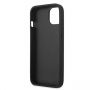 GUHCP13SPSASBBK Saffiano Stripe Back Case Aizmugurējais Aizsargapvalks priekš Apple iPhone 13 Mini Melns