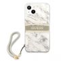 GUHCP13SKMABGR Marble Strap Back Case Aizmugurējais Aizsargapvalks priekš Apple iPhone 13 Mini Pelēks