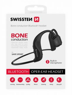 - Bluetooth Bone Conduction Austiņas Melnas