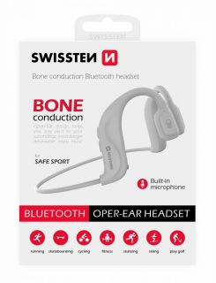 - Bluetooth Bone Conduction Austiņas Baltas