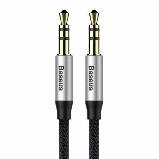 Baseus M30 Aux Audio vads 3.5 mm -> 3.5 mm 1m Melns