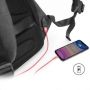 DEFENDER-16 Datorsoma Portatīvajam datoram 16'' /  USB  /  TSA  /  Melna