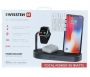 Swistten 4in1 MFI Wireless Docking Station 45W  /  Bezvadu Uzlādes Dokstacija Priekš Apple iPhone  /  Apple Watch  /  iPod