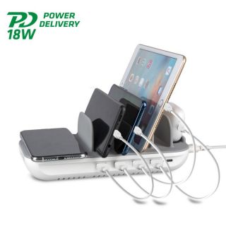 4smarts Family Evo Bezvadu Uzlādes Stacija PD 63W