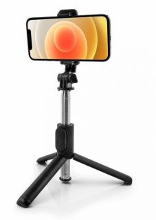- Q01 PRO 2in1 Universāls Selfie Stick + Tripod Statnis ar Bluetooth Tālvadības pulti
