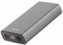 Aluminium Power Banka Ārējās Uzlādes Baterija 2xUSB  /  USB-C  /  Micro USB  /  20W  /  20000 mAh