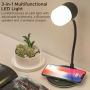 LumiQi LED Galda Lampa ar Bezvadu uzlādi un Bluetooth skaļruni