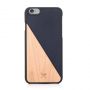 Apple Woodcessories EcoSplit iPhone 6 s Maple / blue eco231 zils