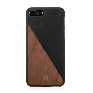 Apple Woodcessories EcoSplit iPhone 7+  /  8+ Walnut / black eco236 melns
