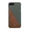 Aksesuāri Mob. & Vied. telefoniem Apple Woodcessories EcoSplit Wooden+Leather iPhone 7+ / 8+ Walnut/green eco2...» 